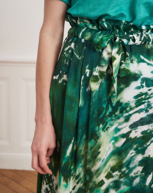 Joris grüner Rock mit Krawatte