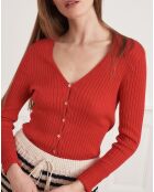 Gilet Micha rouge