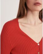 Gilet Micha rouge