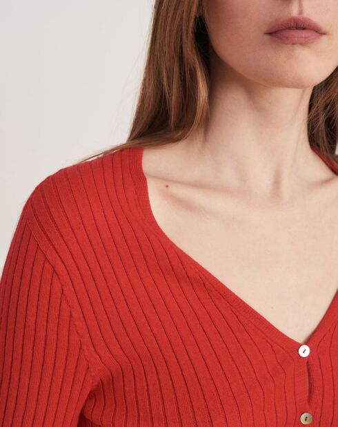 Gilet Micha rouge