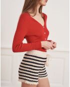 Gilet Micha rouge