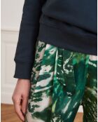 Pantalon fluide Patricia tie and dye vert