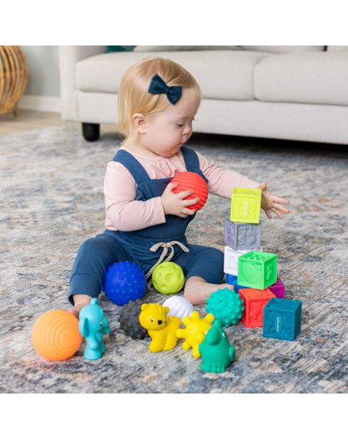Coffret d'activité balles, blocs & compagnons