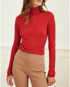 Pull en Laine mélangée Prestige rouge