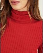 Pull en Laine mélangée Prestige rouge