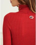Pull en Laine mélangée Prestige rouge