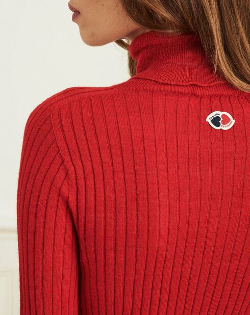 Pull en Laine mélangée Prestige rouge