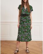 Robe Rachel capucine multicolore