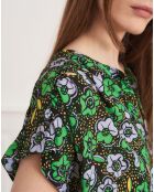 Robe Rachel capucine multicolore