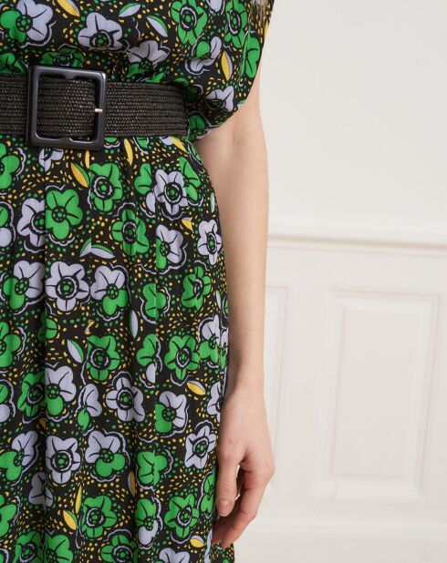 Robe Rachel capucine multicolore