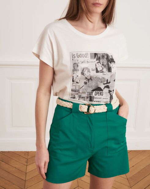 T-Shirt Terry écru