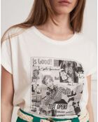 T-Shirt Terry écru