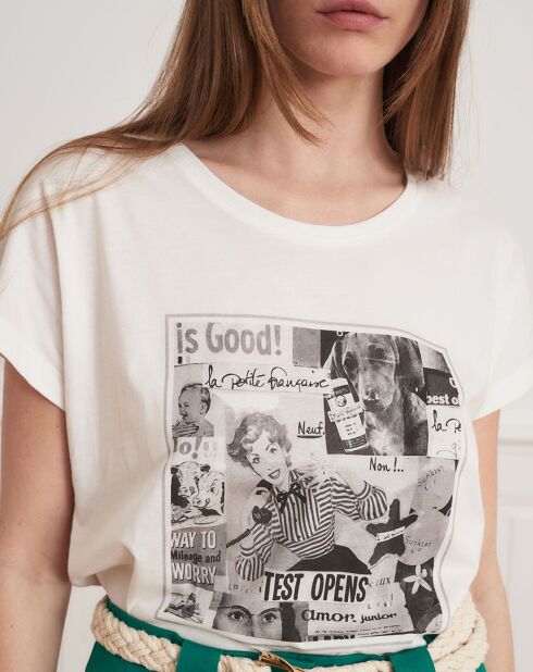 T-Shirt Terry écru