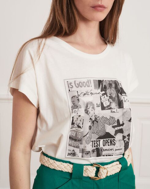 T-Shirt Terry écru