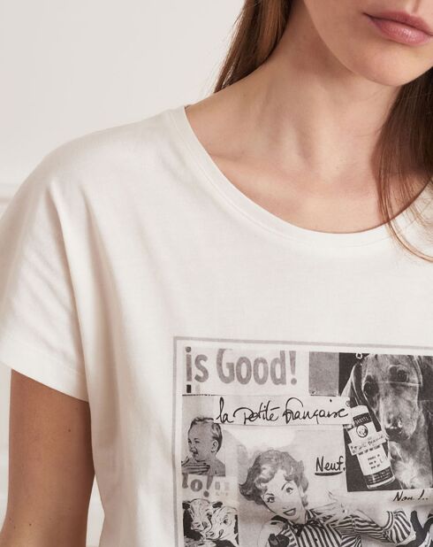 T-Shirt Terry écru