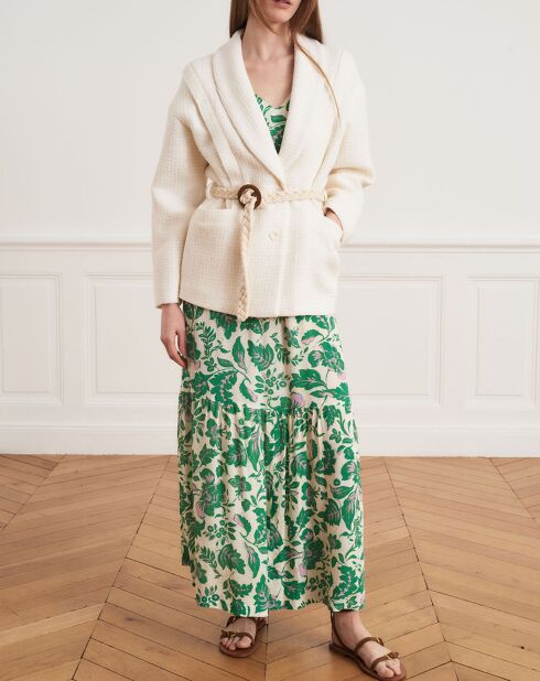 Veste en Laine mélangée Valentin écrue