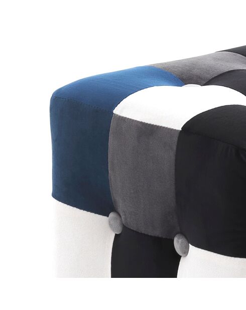 Pouf kaleidos multicolore - 35x35x35 cm