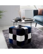 Pouf kaleidos multicolore - 35x35x35 cm