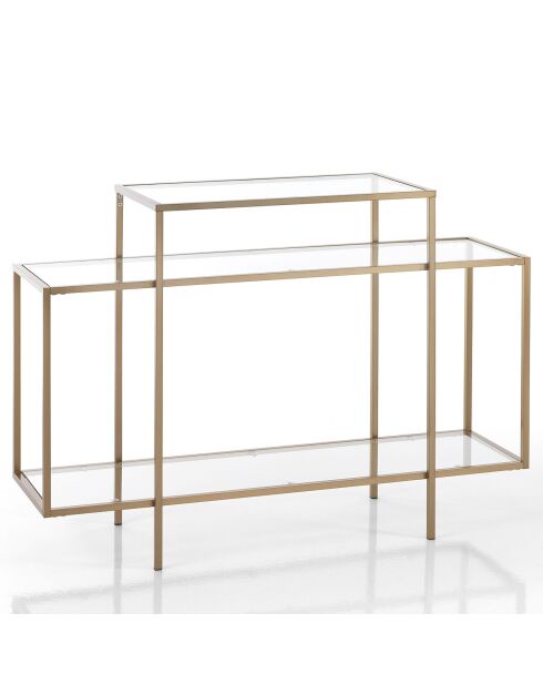 Etagère murale fast big noir/doré - 84x118x38 cm