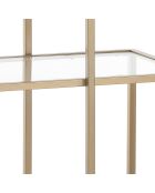 Etagère murale fast big noir/doré - 84x118x38 cm