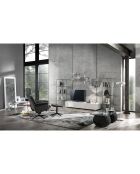 Table basse cristal transparent - 35x110x55 cm