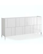 Grand buffet eddy random blanc - 84x174x40 cm