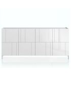 Grand buffet eddy random blanc - 84x174x40 cm