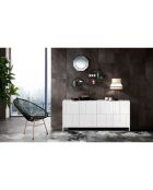 Grand buffet eddy random blanc - 84x174x40 cm