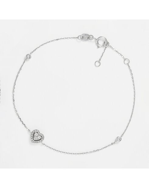 Bracelet Isis Diamants 0.12 ct or blanc