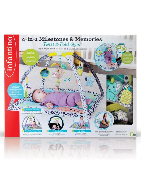Tapis de jeu 4 en 1 - Naissance et +