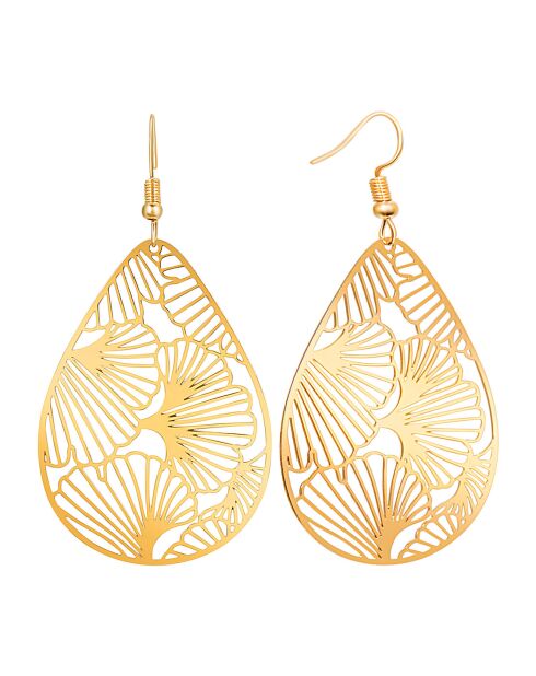 Pendientes Gold Leaf