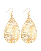 Boucles d'oreilles Leaf dorées