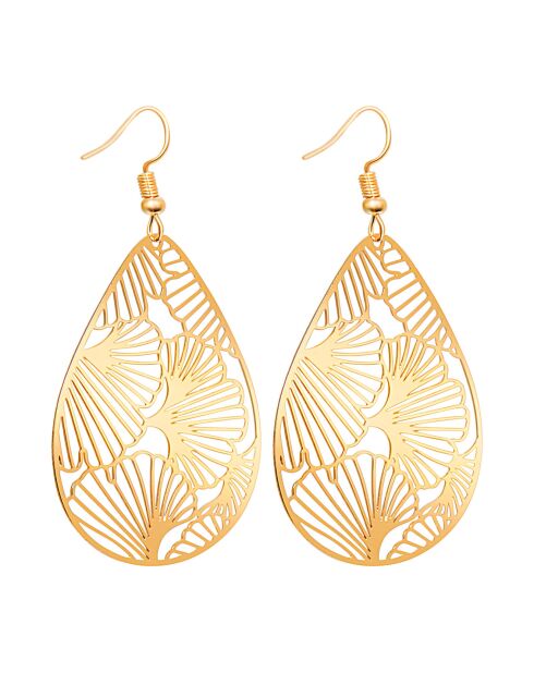 Pendientes Gold Leaf