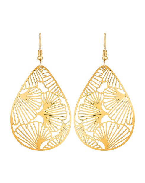 Pendientes Gold Leaf