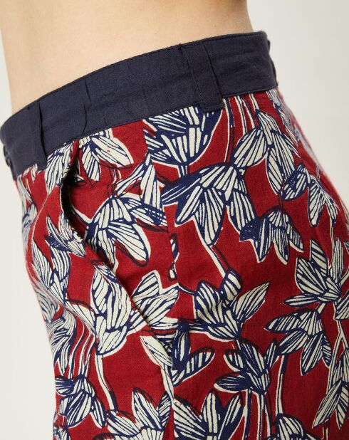 Pantalon Clifford imprimé tomette