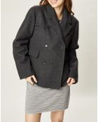 Manteau en Laine mélangée Nova anthracite