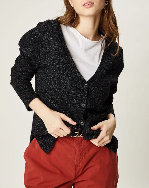 Gilet en Laine mélangée Sibille marine