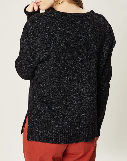 Gilet en Laine mélangée Sibille marine