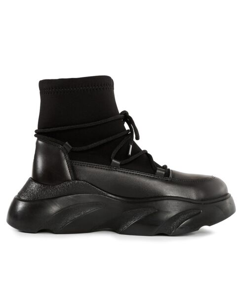 Boots April noires - Talon 6 cm