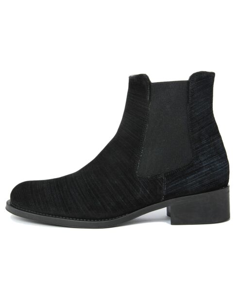 Chelsea boots en Cuir Eglantine noires