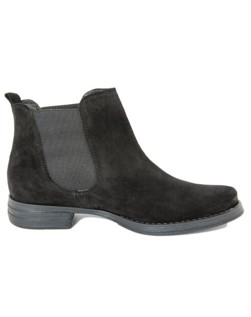 Chelsea boots en Velours de Cuir  Sannah noires