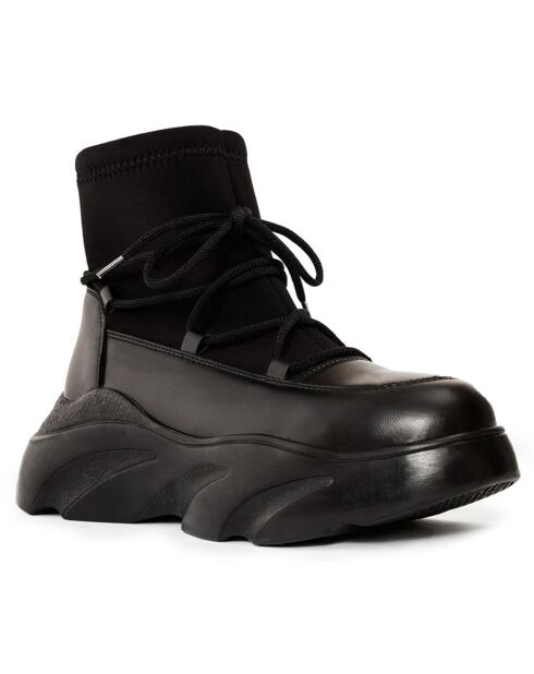 Boots April noires - Talon 6 cm