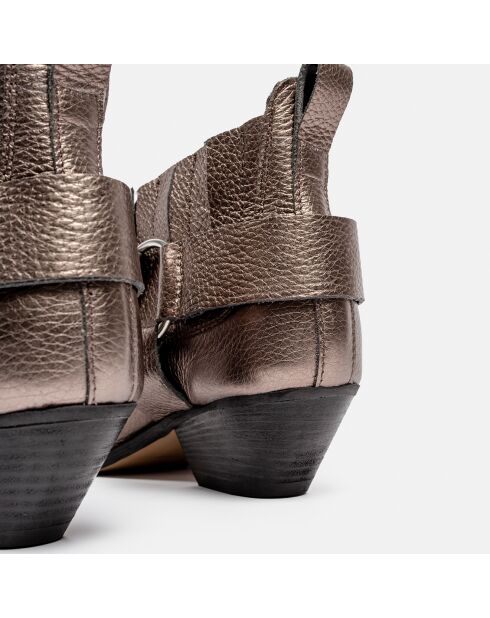 Boots en Cuir Ain't The Same platine