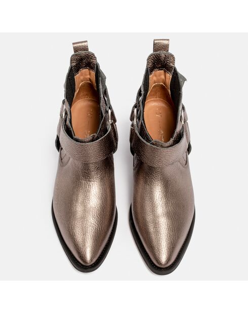 Boots en Cuir Ain't The Same platine