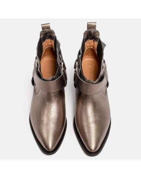 Boots en Cuir Ain't The Same platine