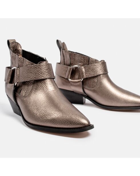 Boots en Cuir Ain't The Same platine