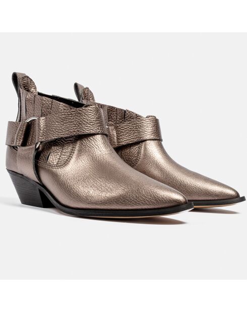 Boots en Cuir Ain't The Same platine