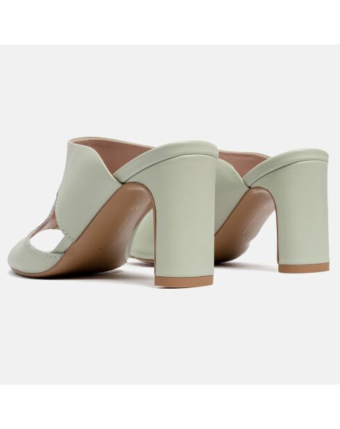Sabot Endless Summer in pelle verde chiaro