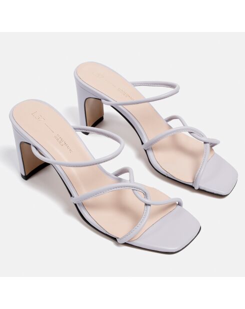 Sabot Just Like Me in pelle lilla
