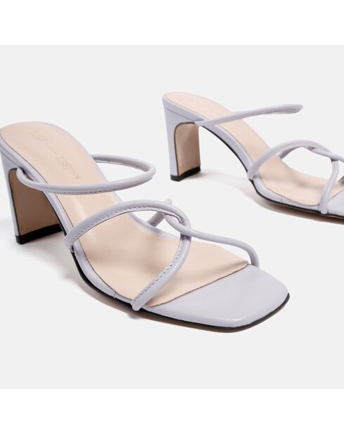 Sabot Just Like Me in pelle lilla